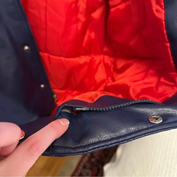 Vintage Nike Red Sox varsity coat sz XL - Picture 9 of 10